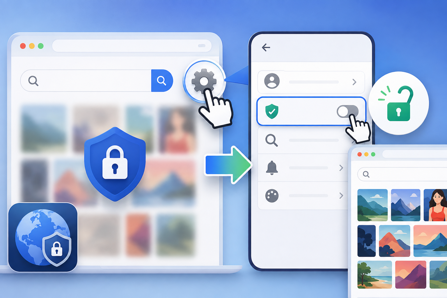 Cara Menonaktifkan Safesearch Terkunci
