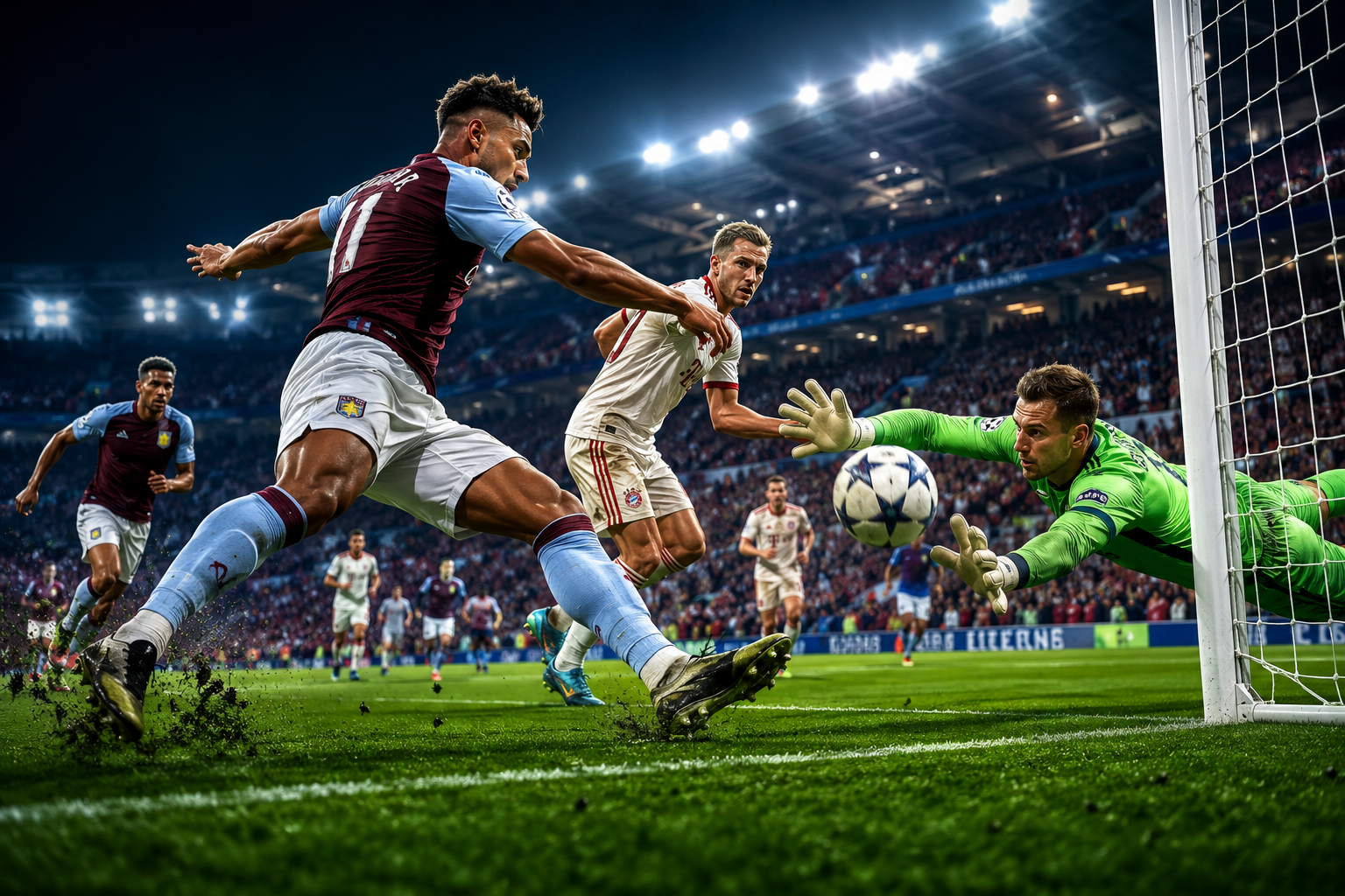 Hasil Aston Villa Vs Bayern Munchen