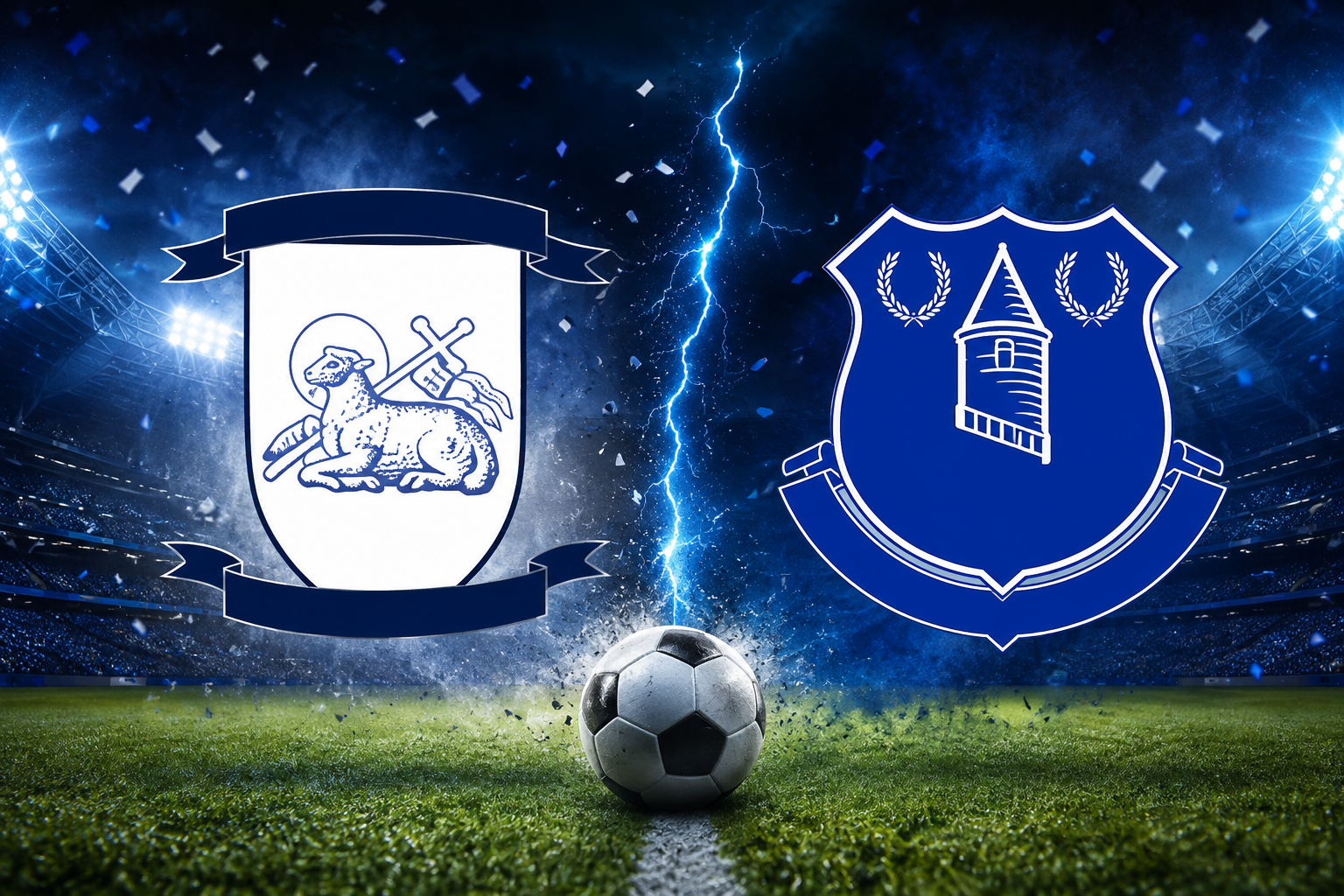 Hasil Preston North End Vs Everton