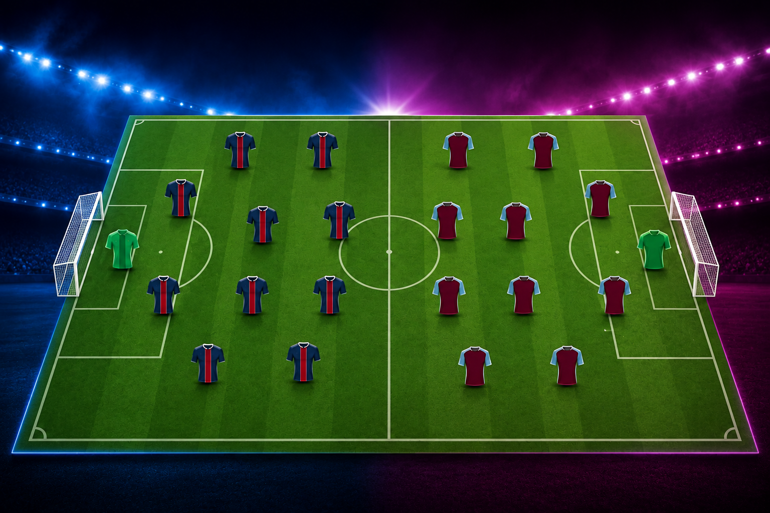 Susunan Pemain Psg Vs Aston Villa
