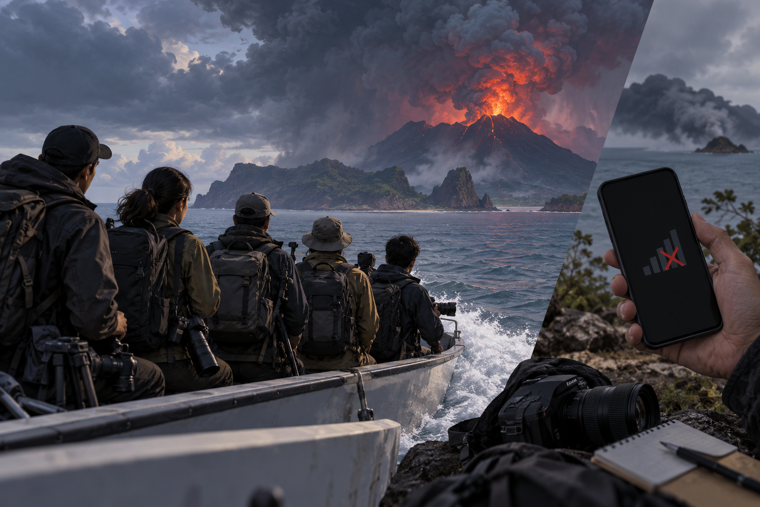 5 Jurnalis Krakatau Hilang Kontak