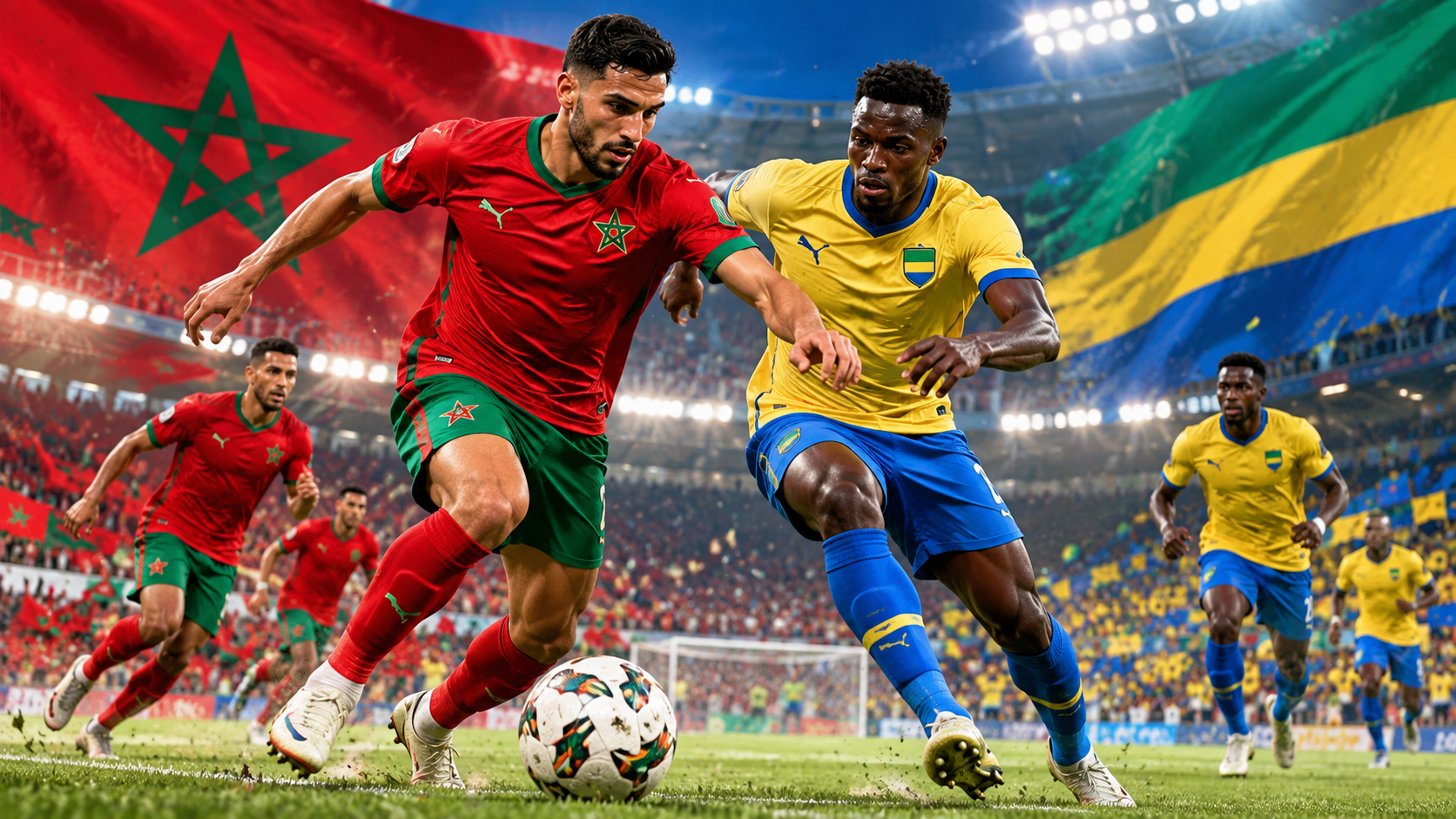 Hasil Maroko Vs Gabon