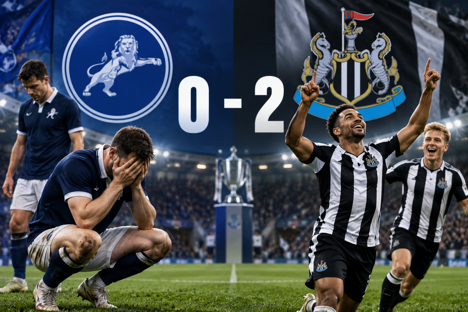 Hasil Millwall Vs Newcastle Berakhir 0-1 Elkan Baggott Tampil Penuh Bersama The Lions