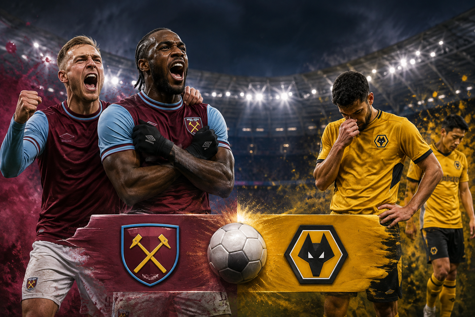 Hasil West Ham Vs Wolves