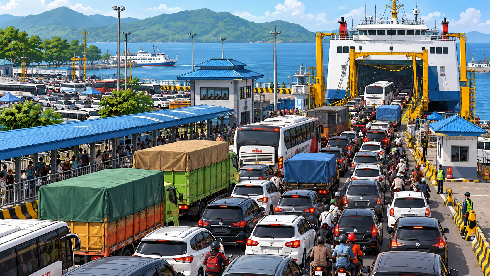 Penyebab Pelabuhan Ketapang Macet